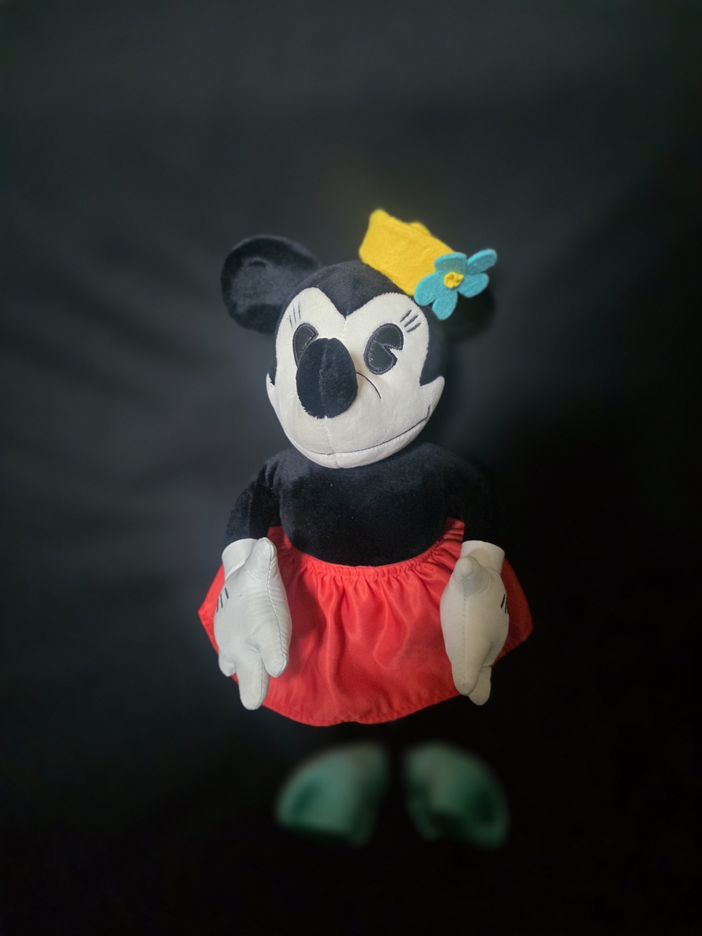 Vintage Disney Minnie Mouse collectible plush doll